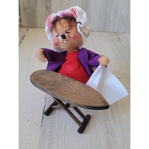 Annalee 1998 ironing day housewife Mouse‎ Mobility doll